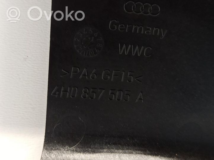 Audi A8 S8 D4 4H Etuoven sähköisen sivupeilin osa 4H0857505A