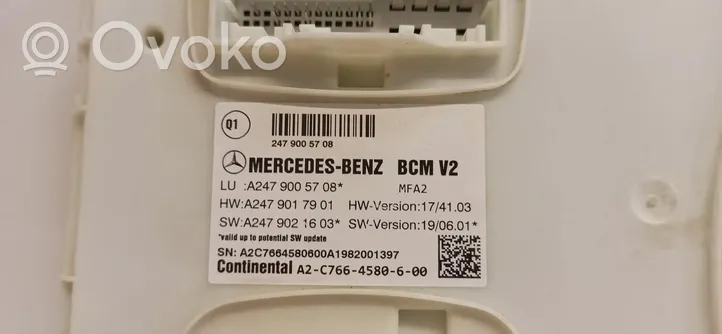 Mercedes-Benz B W247 Autres unités de commande / modules A2479005708