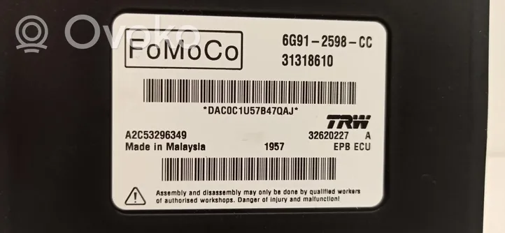 Volvo XC70 Käsijarrun ohjainlaite 31318610