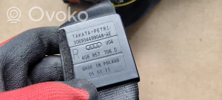 Audi A7 S7 4G Etuistuimen turvavyö 4G8857706D