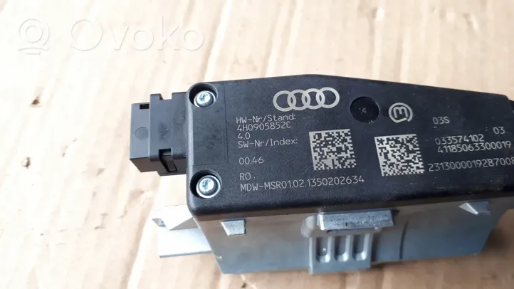 Audi A6 S6 C7 4G Blocchetto del volante 4H0905852C