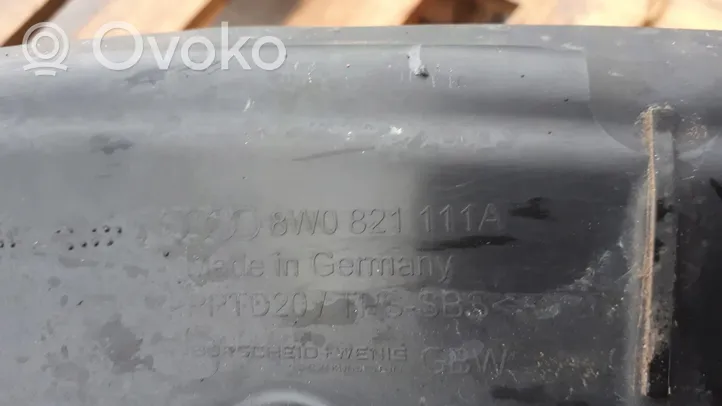 Audi A4 S4 B9 8W Soporte/sello del guardabarros de espuma 8W0821111A