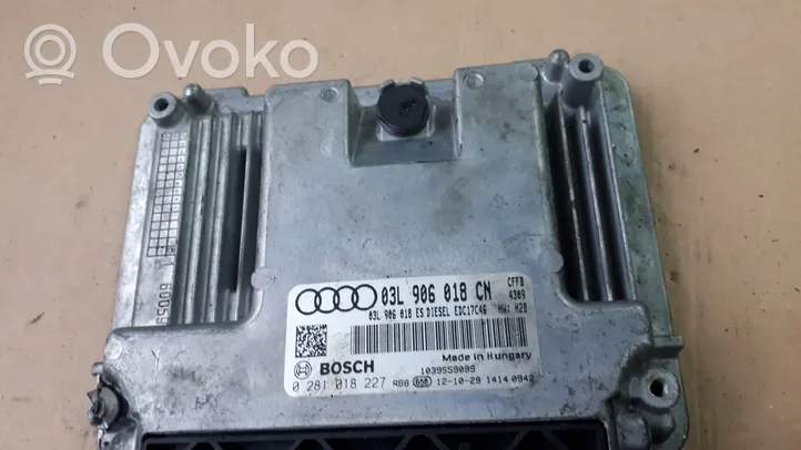 Audi Q3 8U Moottorin ohjainlaite/moduuli 03L906018CN