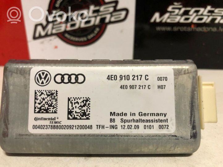 Audi A8 S8 D3 4E Caméra pare-brise 4E0910217C