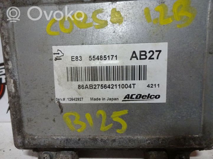 Opel Corsa D Komputer / Sterownik ECU silnika 55485171