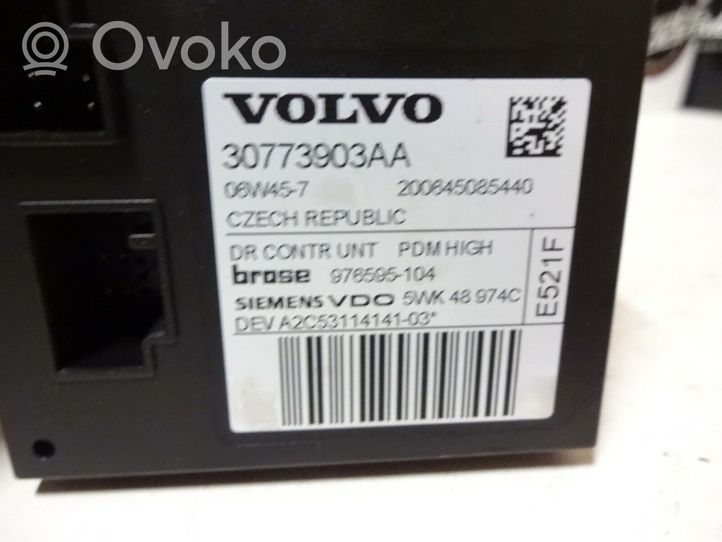 Volvo V50 Elektryczny podnośnik szyby drzwi 30773903AA