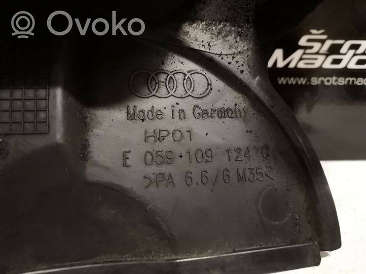 Audi A6 S6 C5 4B Osłona paska / łańcucha rozrządu E059109124G