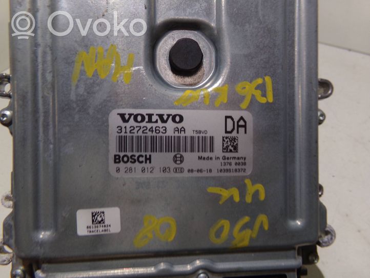 Volvo V50 Sterownik / Moduł ECU 31272463AA