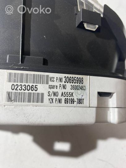 Volvo C30 Tachimetro (quadro strumenti) 30695998