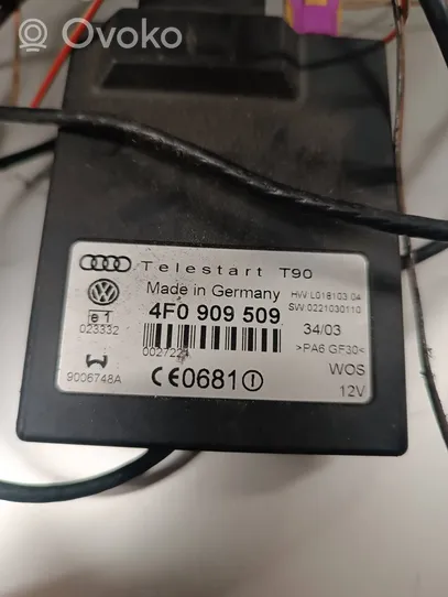 Audi A8 S8 D3 4E Autonominio šildytuvo (webastos) valdymo blokas 4F0909509