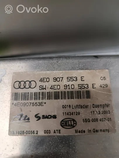 Audi A8 S8 D3 4E Module de commande suspension 4E0907553E