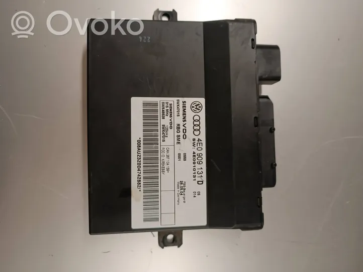 Audi A8 S8 D3 4E Centralina/modulo keyless go 4E0909131D