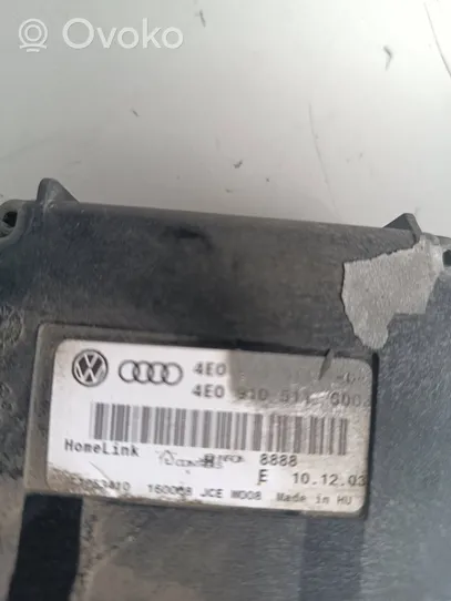 Audi A8 S8 D3 4E Autres unités de commande / modules 4E0909511