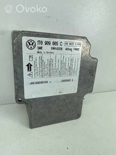 Volkswagen PASSAT B6 Airbag control unit/module 1T0909605C