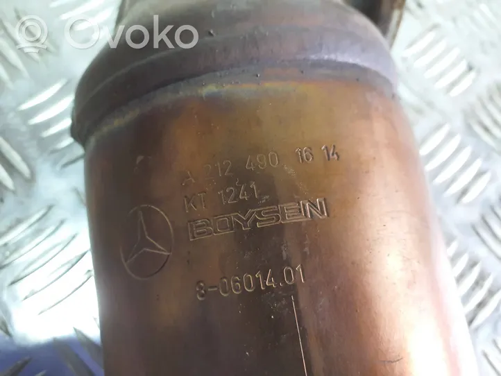 Mercedes-Benz E W212 Filtr cząstek stałych Katalizator / FAP / DPF A2124901614