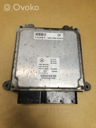 Mercedes-Benz Sprinter W906 Sterownik / Moduł ECU A6519003203