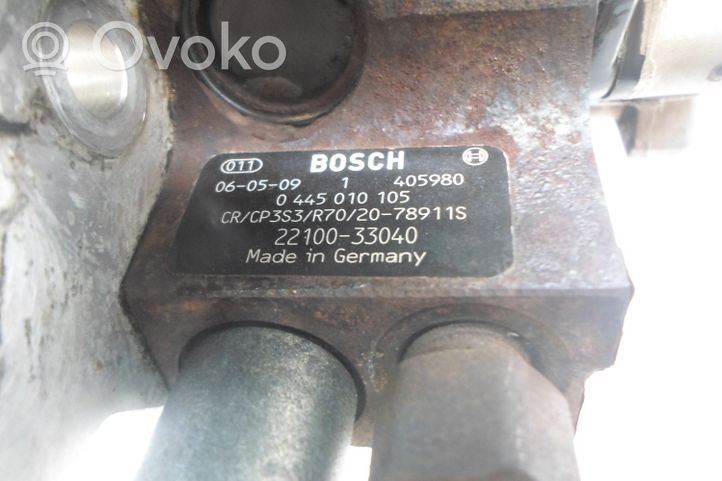 Toyota Corolla Verso AR10 Pompa wtryskowa wysokiego ciśnienia 2210033040