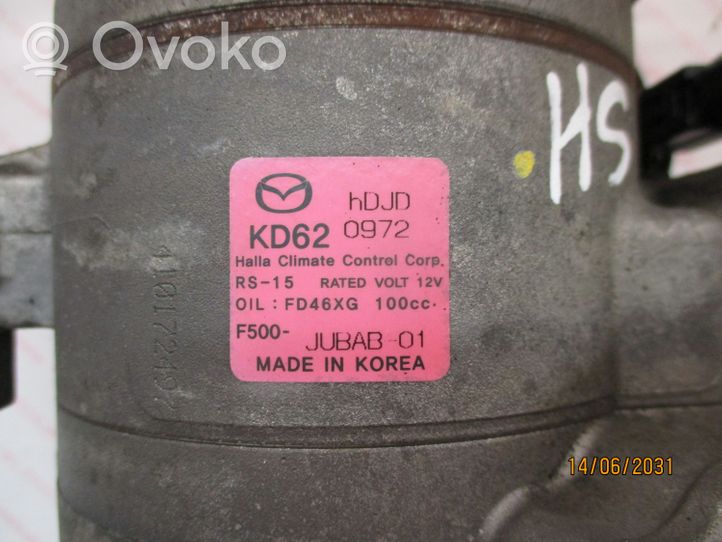 Mazda CX-5 Compressore aria condizionata (A/C) (pompa) KD62