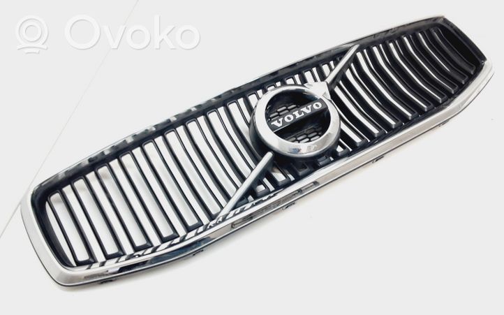 Volvo S60 Grille calandre supérieure de pare-chocs avant 32132213