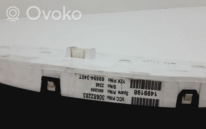 Volvo XC90 Tachimetro (quadro strumenti) 30682283