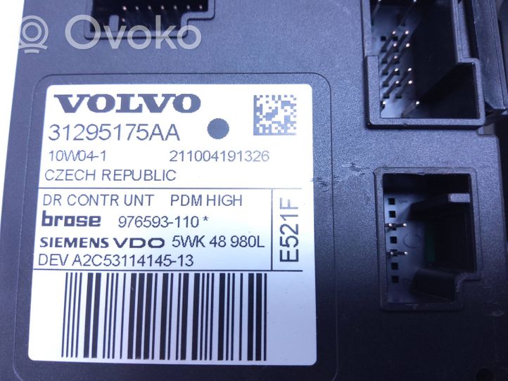 Volvo V50 Varikliukas priekinio langų pakėlėjo 31295175AA