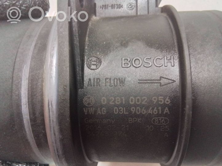 Volkswagen Touran II Mass air flow meter 03L906461A