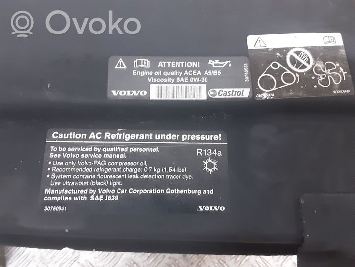 Volvo XC90 Staffa del pannello di supporto del radiatore parte superiore 30760541