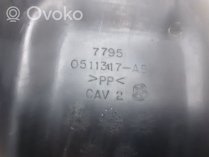 Dodge Grand Caravan Takapyörän sisälokasuojat 05113117AB