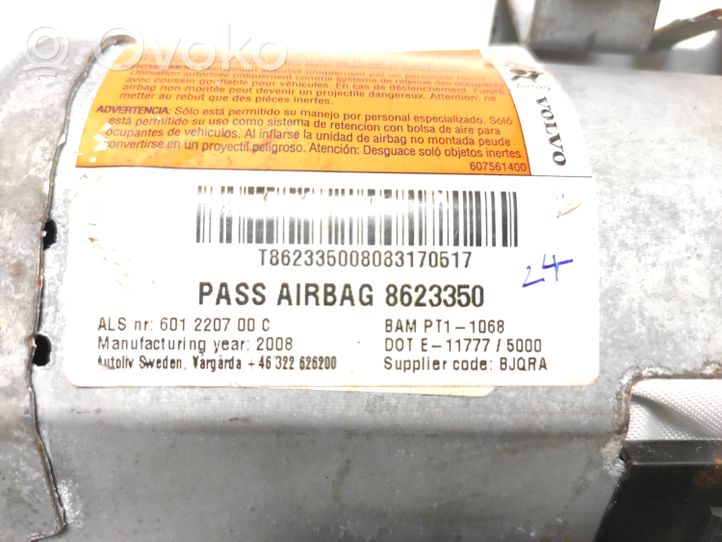 Volvo S40 Airbag del passeggero 8623350