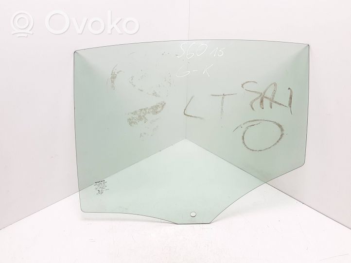 Volvo S60 Rear door window glass 