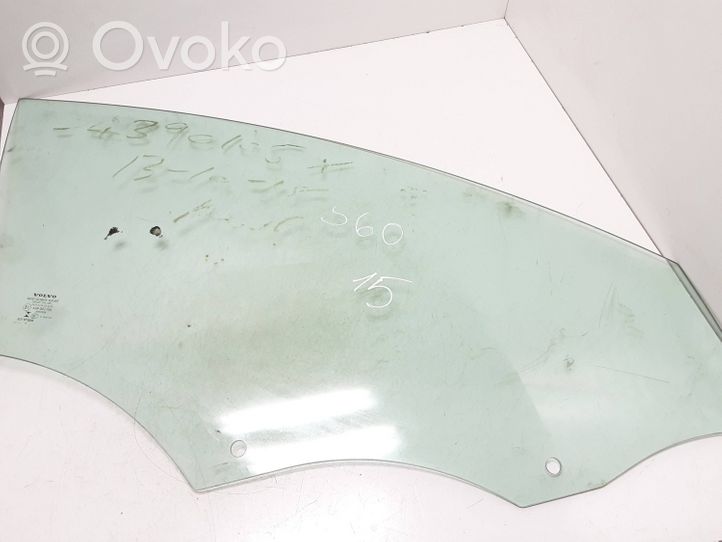 Volvo S60 Front door window glass four-door 