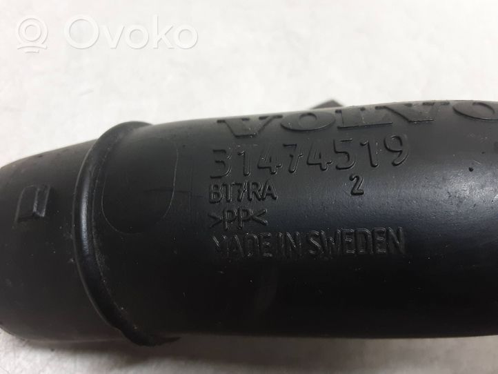 Volvo V60 Rura / Wąż dolotowy powietrza 31474519