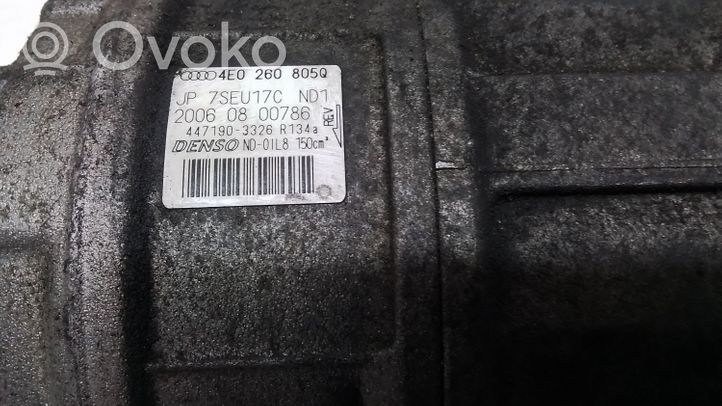 Audi Q7 4L Compressore aria condizionata (A/C) (pompa) 4E0260805Q
