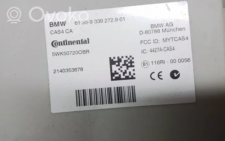 BMW 7 F01 F02 F03 F04 Unité de contrôle module CAS 9339272