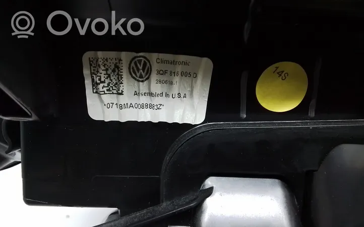 Volkswagen Atlas Sisälämmityksen ilmastoinnin korin kokoonpano 3QF816005D