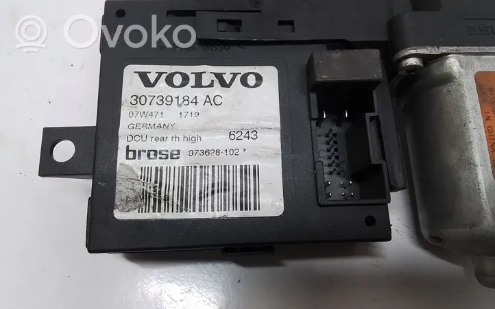 Volvo S40 Rear door window regulator motor 30739184AC