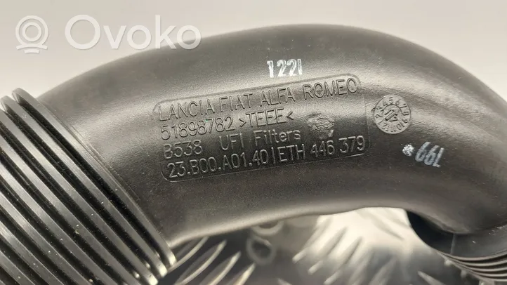 Fiat Doblo Turboahtimen ilmanoton letku 51898782