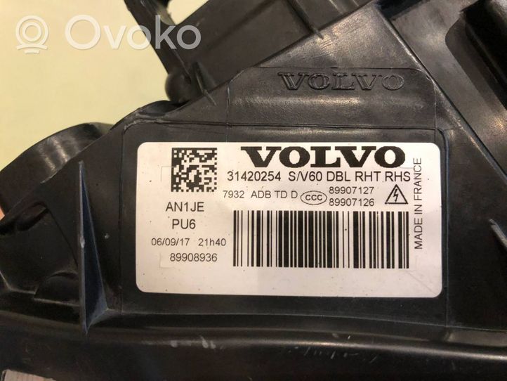 Volvo S60 Priekšējo lukturu komplekts 31420253