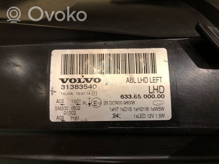 Volvo S80 Lampy przednie / Komplet 31383540