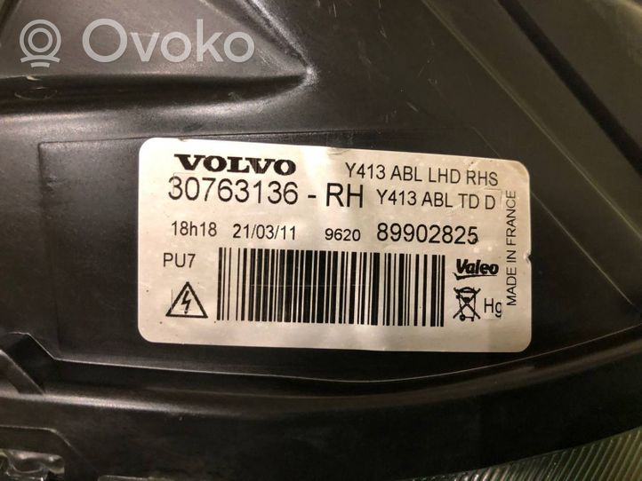 Volvo XC60 Etu-/ajovalon valaisimen sarja 30763135