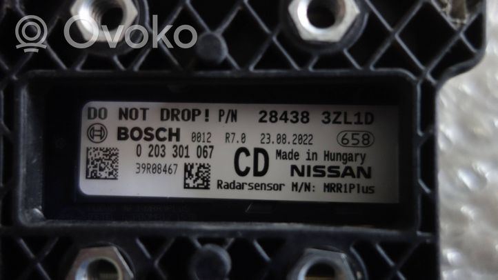 Nissan Qashqai J12 Sensore radar Distronic 284383ZL1D