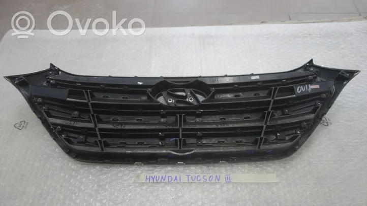 Hyundai Tucson LM Grille calandre supérieure de pare-chocs avant 86351D7100