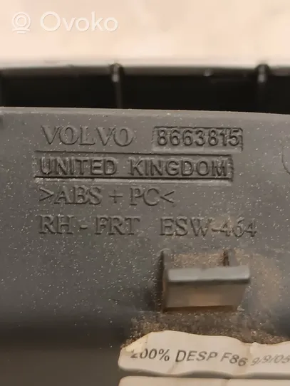 Volvo V50 Ramka przycisków otwierania szyby drzwi przednich 8663815
