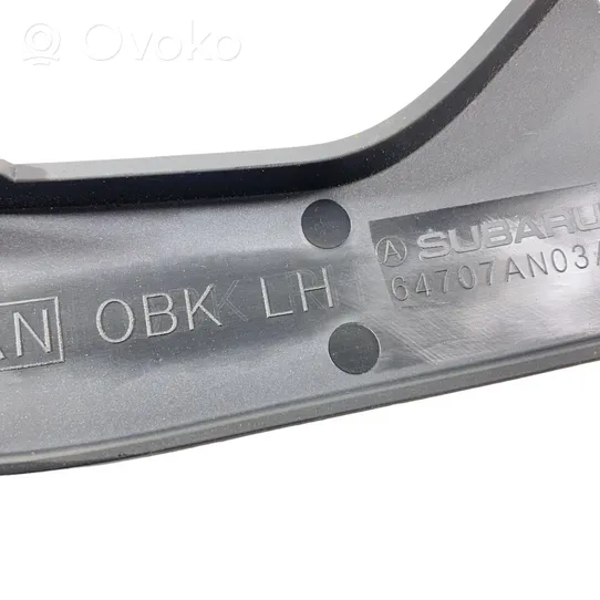 Subaru Outback (BT) Rivestimento cintura di sicurezza 64707AN03A