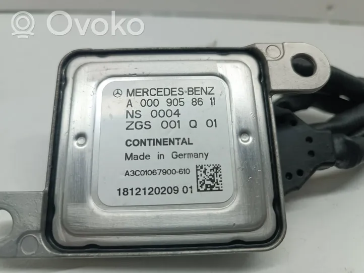 Mercedes-Benz C W205 Sensore della sonda Lambda A0009058611