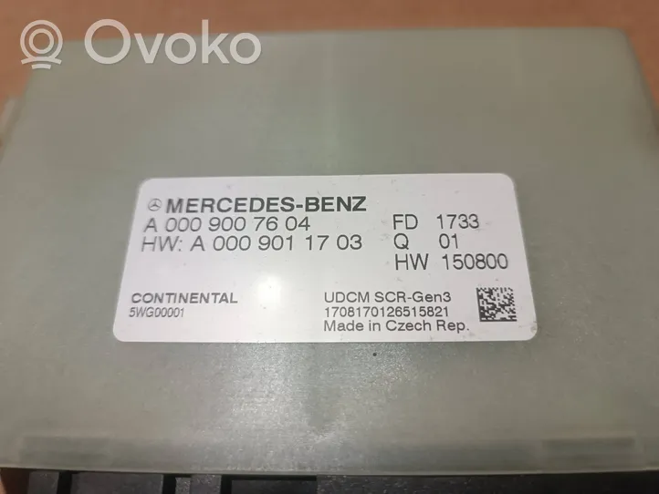 Mercedes-Benz E W213 Pakojärjestelmän pelkistysaineiden ohjainlaite A0009007604