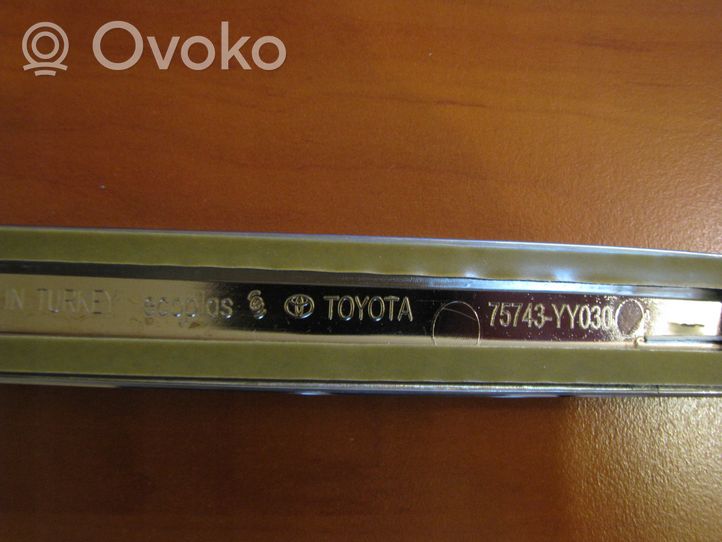 Toyota Corolla E210 E21 Moulure de porte arrière 75743YY030