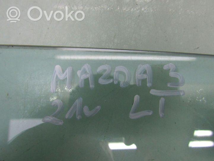 Mazda 3 Rear door window glass 