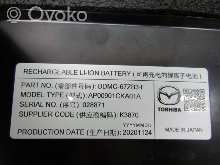 Mazda 3 Гибридная / электрическая аккумуляторная батарея BDMC67ZB3F
