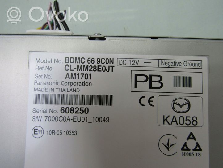 Mazda 3 Panel / Radioodtwarzacz CD/DVD/GPS BDMC669C0N